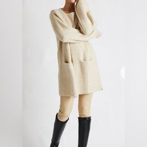 + Beryll Cashmere Cardigan with Hood Vivian | Marshmallow
